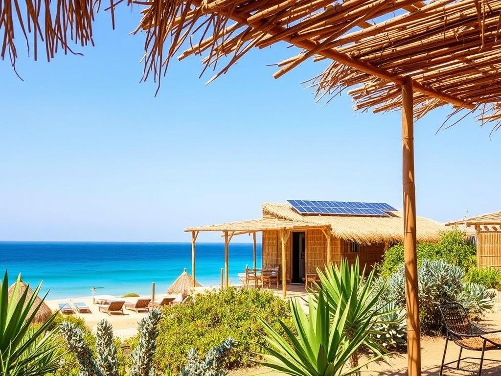 Sustainable beachfront accommodation on Egypt's Red Sea coast for eco-conscious travelers Sustainable beachfront accommodation on Egypt's Red Sea coast for eco-conscious travelers