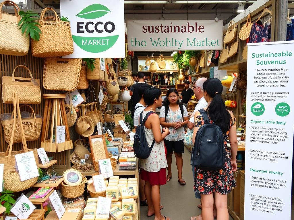 Sustainable souvenirs made by local artisans at Manila eco-market Sustainable souvenirs made by local artisans at Manila eco-market