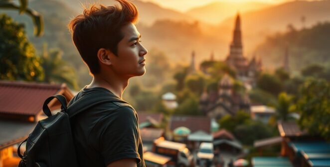 travel story about a solo traveler exploring