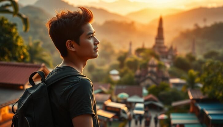 travel story about a solo traveler exploring