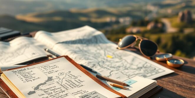 travel trip itinerary