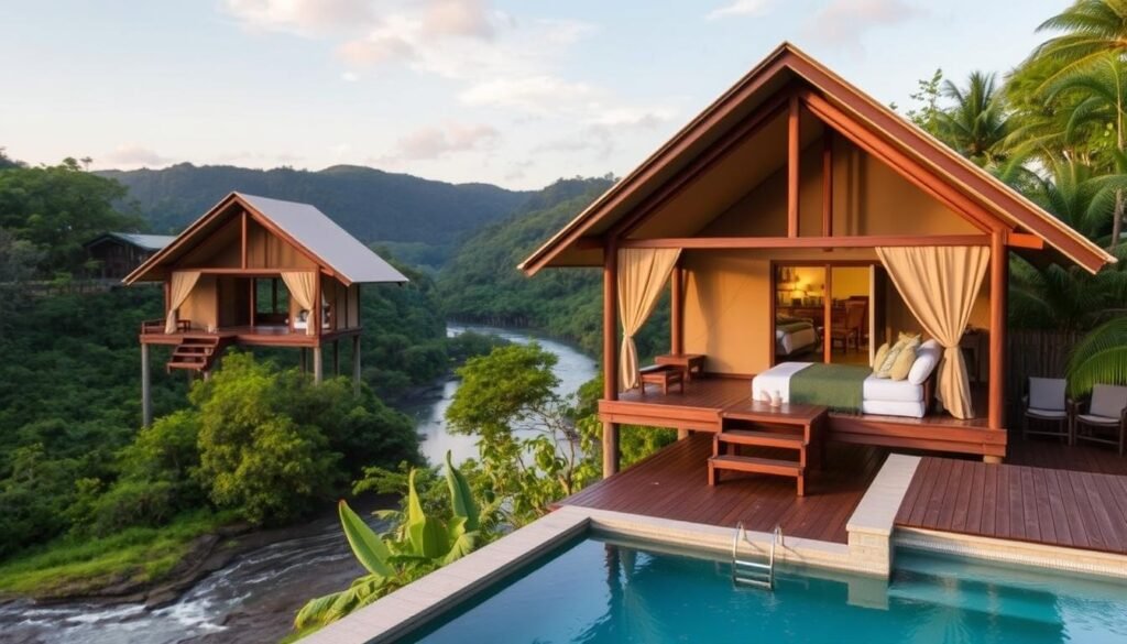 Rafiki Safari Lodge luxury tents and river activities in Savegre, Costa Rica Rafiki Safari Lodge luxury tents and river activities in Savegre, Eco Lodges in Costa Rica